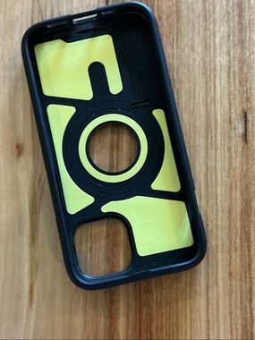 Spigen Dual-Layer Phone Case in Black and Yellow